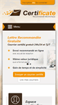 Mobile Screenshot of mail-certificate.com